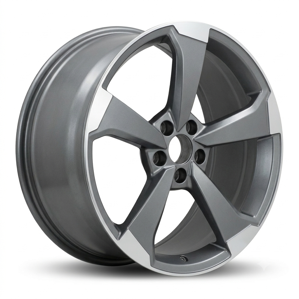 Audi BBS Rotor Style | 20x9 | Grey Machine Face