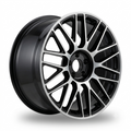 Mercedes 207BP Style | 19x8.5, 19x9.5 | Black Machine Face