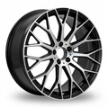 Mercedes C63/E63/S63 Style | 20x8.5, 20x9.5 | Black Machine Face
