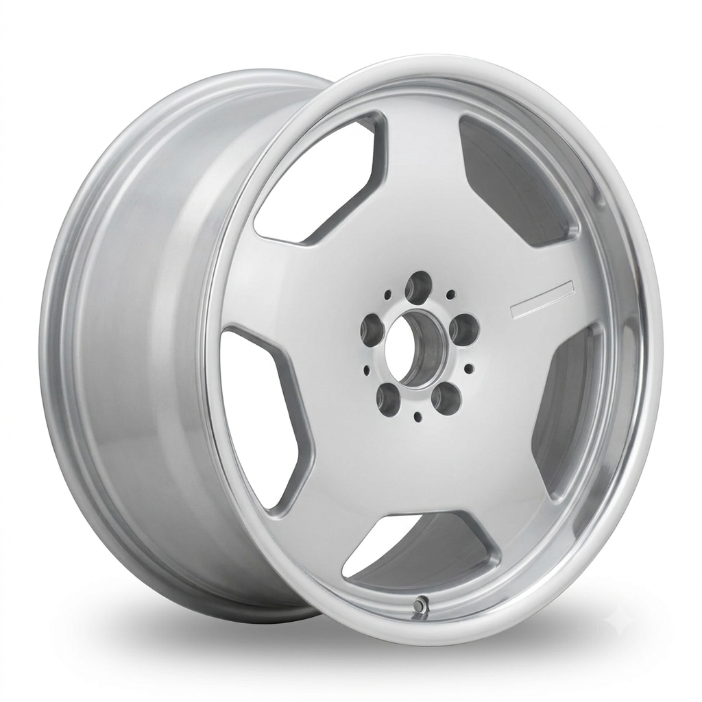 AMG Monoblock Aero Style | 19x8.5 | Silver Polished Lip