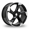 Audi Rotor Style | 20x9.0, 20x8.5 | Matte Gunmetal Machine Face